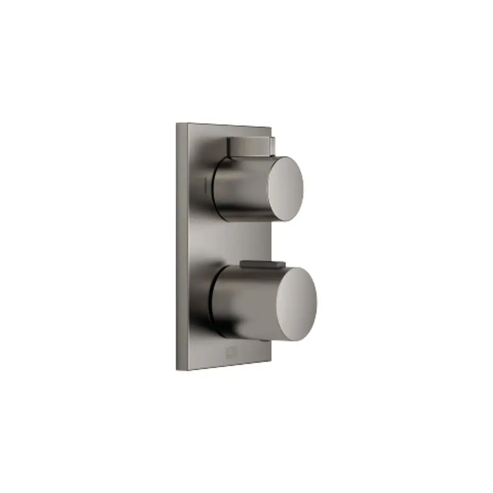 DORNBRACHT UP-Thermostat mit Zweiwege-Mengenregulierung SERIENSPEZIFISCH 36426670 Dark Platinum gebürstet, 36426670-99 Galeriebild 1